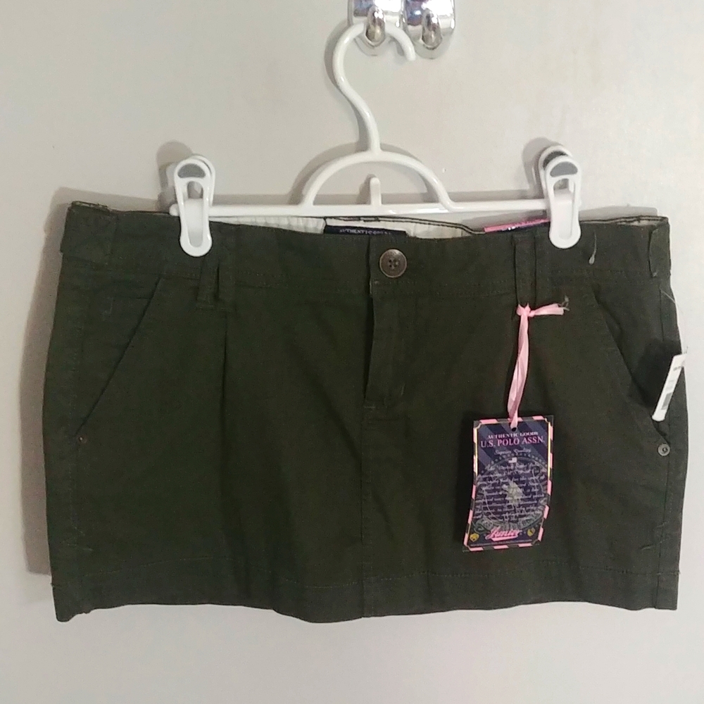 US Polo Ladies Mini Skirt NWT SZ 9/10